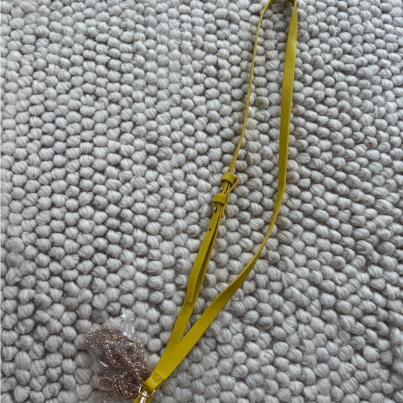 Anthropologie Yellow Woven Crossbody Bag - Picture 7 of 10